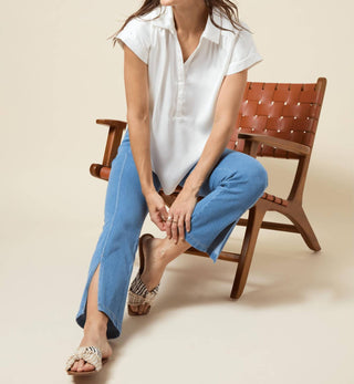 Lysse - Britt Flare Split Ankle Denim Jean