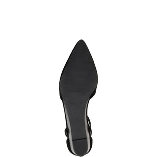 Brinley Co. - Women's Pointed Toe Ankle Strap Wedge Sandal