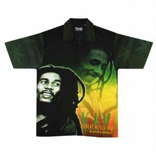 Bob Marley - Men's Kaya Club Button-up Short-sleeve Shirt