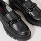 Jellypop - Women's Una Chunky Chain Loafer