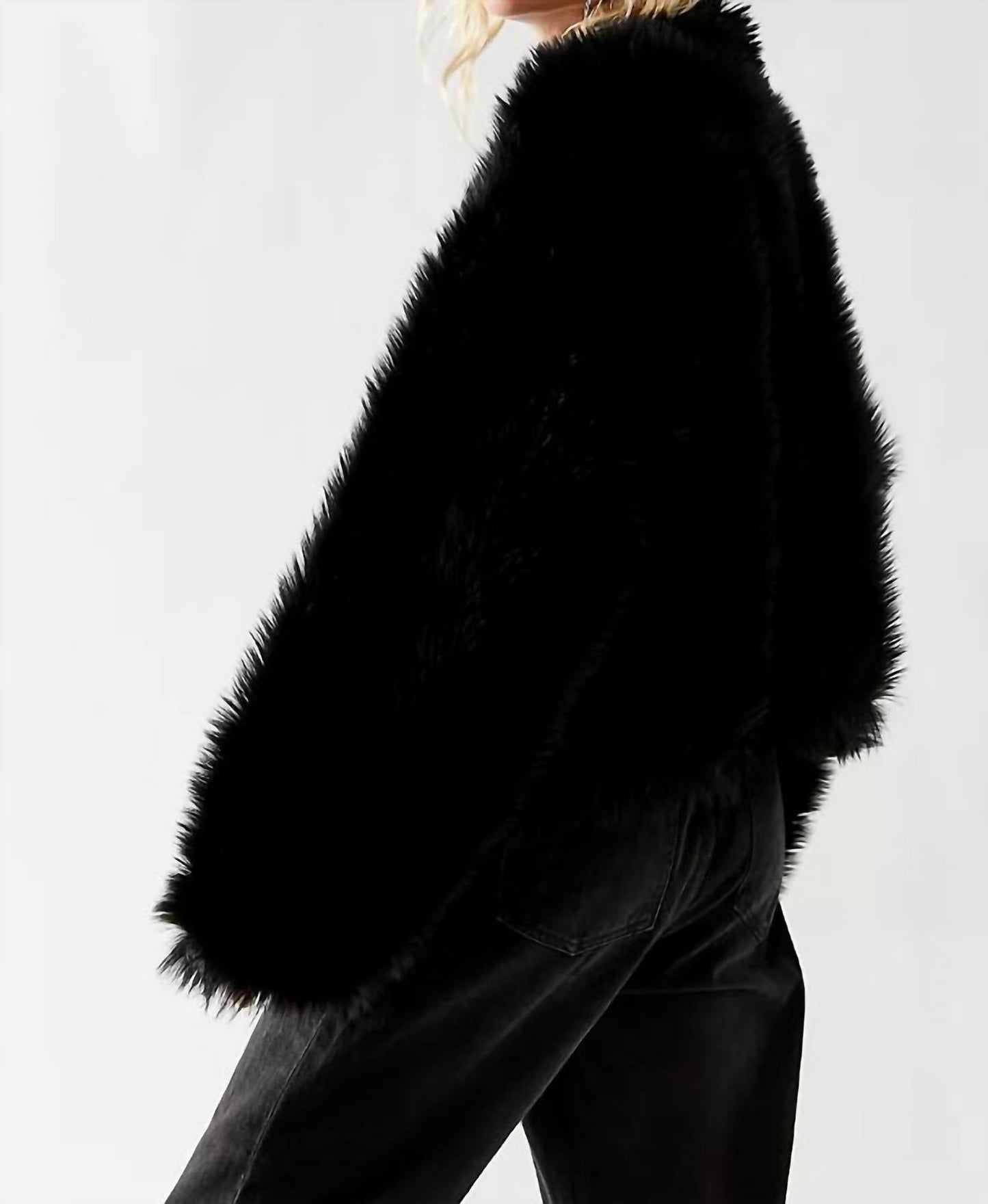 Free People - All Night Fur Jacket