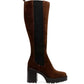 Steve Madden - Women's Square Toe Suede Knee High Boot
