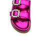 Not Rated - Women's Stellar Rhinestone Buckle Slides