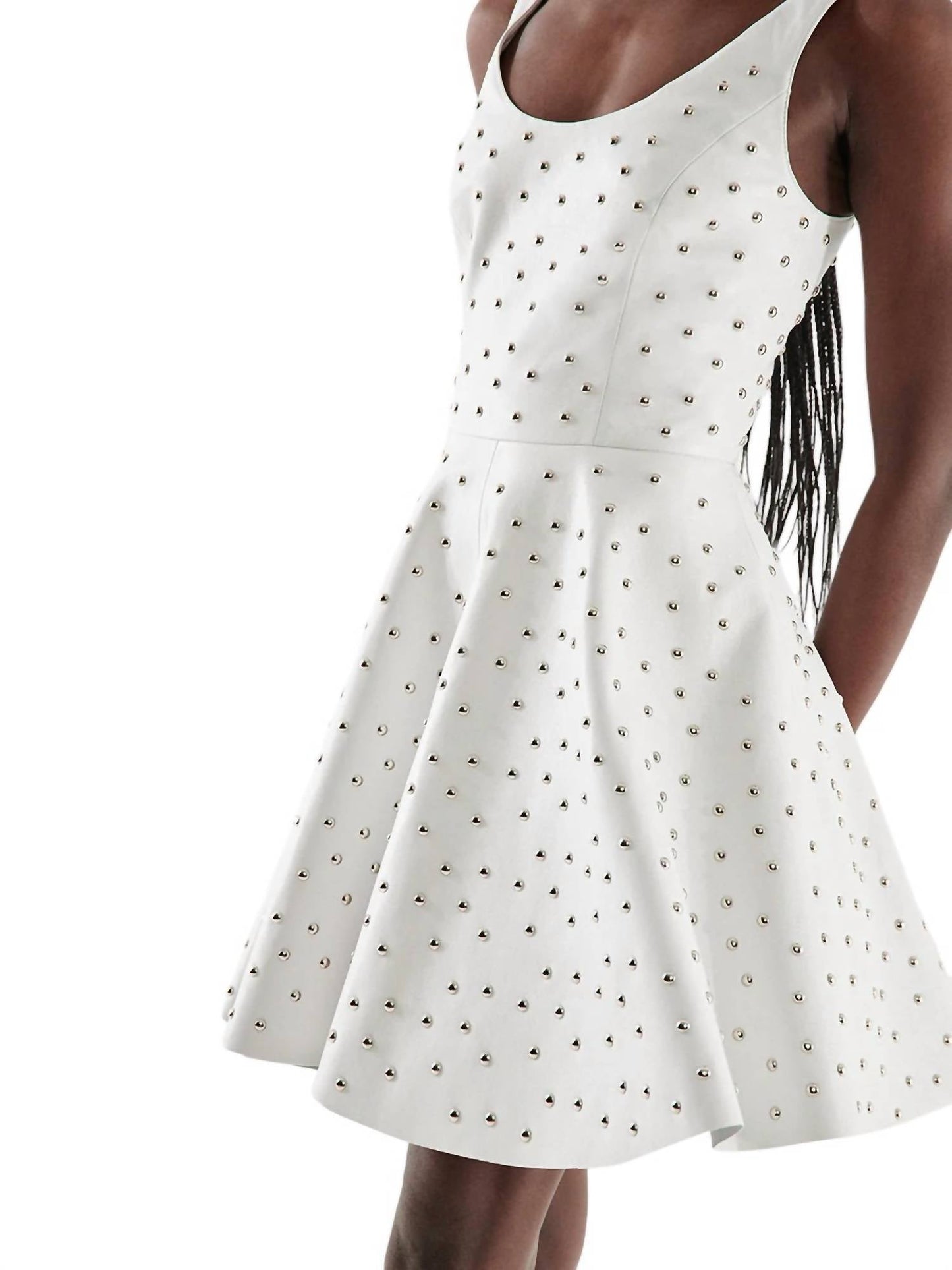As By Df - MARGOT LEATHER DRESS