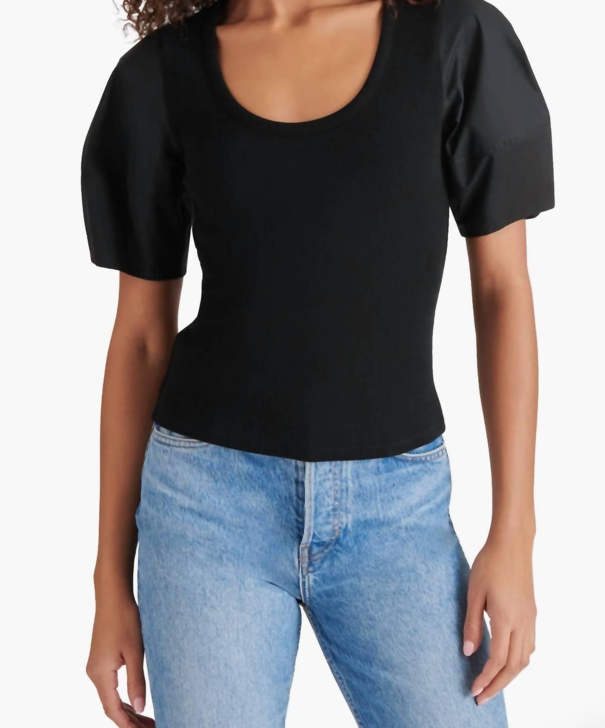 Steve Madden - Valetta Puffed Short Sleeve Top