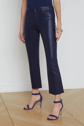L'Agence - Kendra High Rise Cropped Flare Jeans