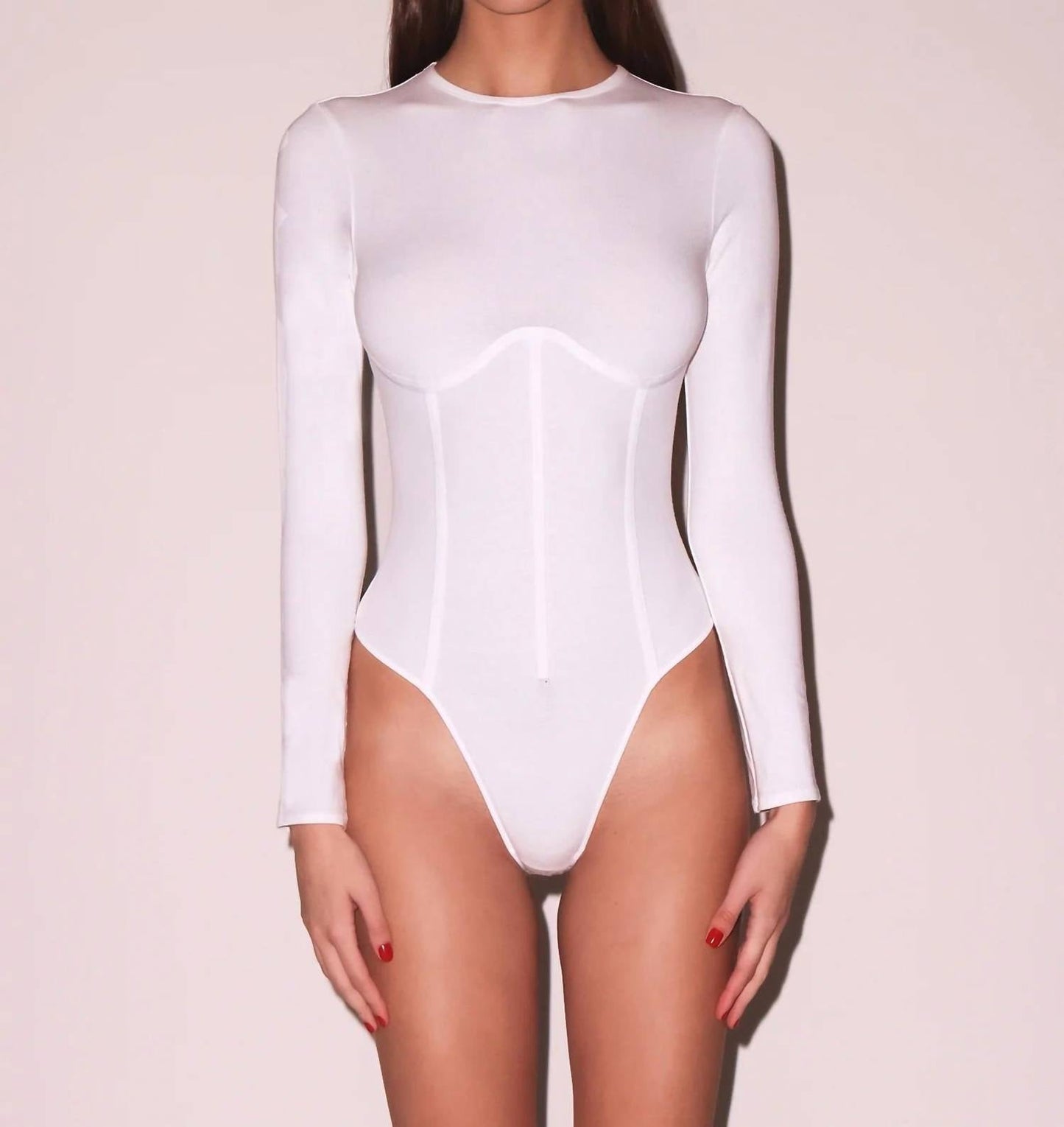 Fleur Du Mal - Organic Cotton Long Sleeve T-shirt Bodysuit