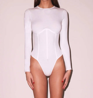 Fleur Du Mal - Organic Cotton Long Sleeve T-shirt Bodysuit