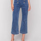Charlie B - Cropped Pull-on Flare Jeans