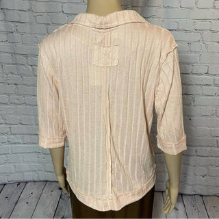 Free People - Krystal Polo Collared Short Sleeve Top