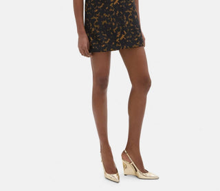 Theory - Tortoiseshell Printed Shift Dress