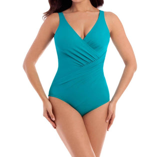 Miraclesuit - Amalfi Dd-cup Oceanus Underwire Surplice One Piece Swimsuit