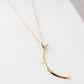 Katie Waltman - Crescent Gold Necklace