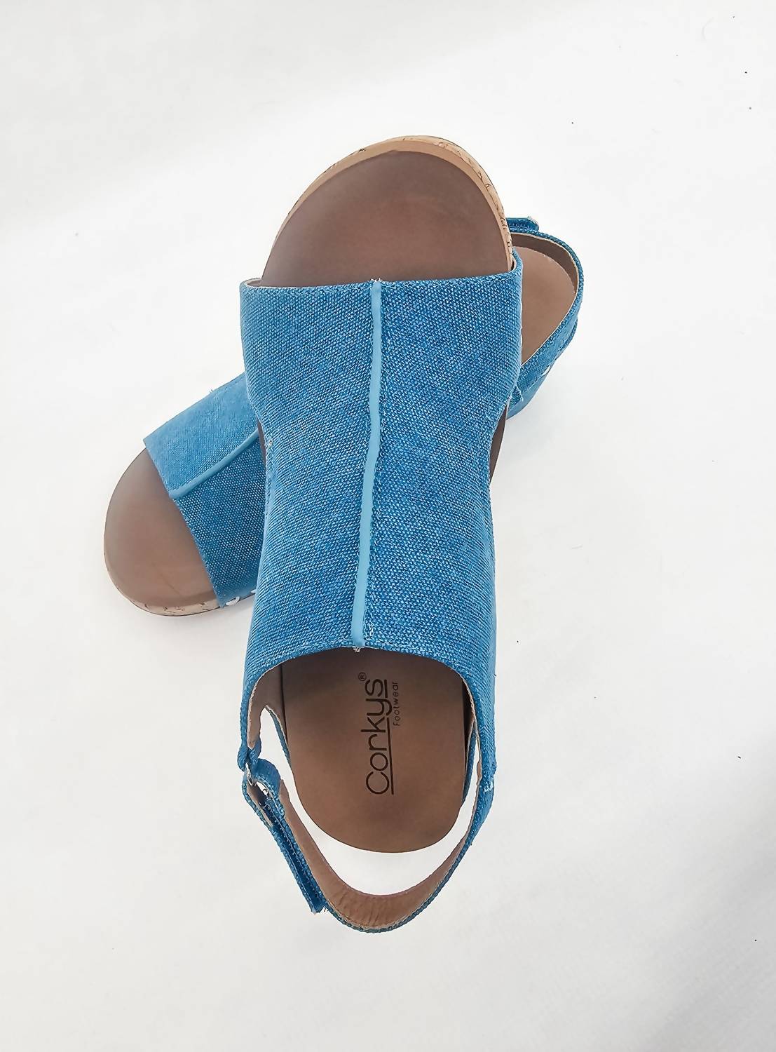 Corkys Footwear - Washed Canvas Carley Wedges
