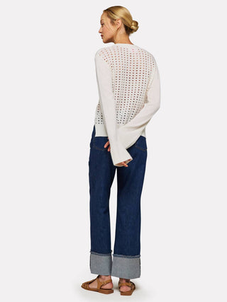 Brodie Cashmere - Kate Pointelle Cardigan