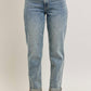 Judy Blue - High Waist Double Roll Cuff Boyfriend Jeans