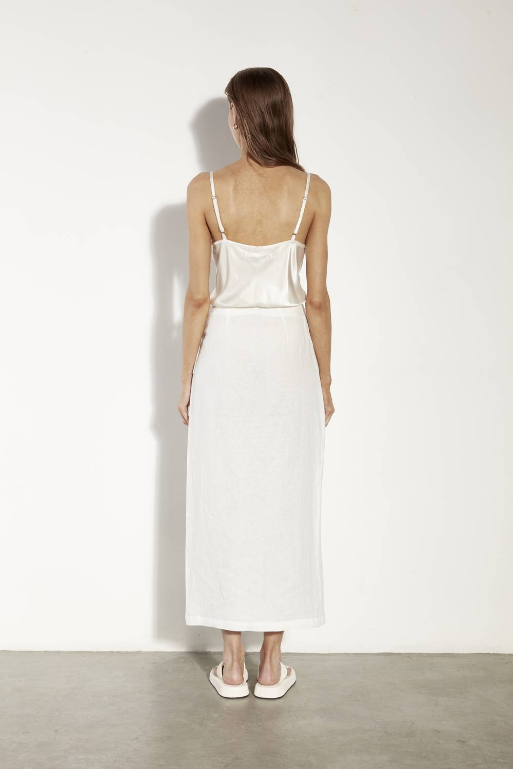 Enza Costa - LINEN WRAP SKIRT