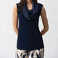 Joseph Ribkoff - Silky Knit Cowl Neck Sleeveless Top