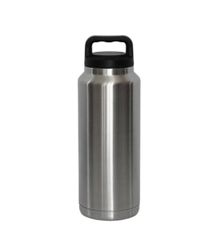Creative Gifts International - Stainless Steel Twist-Off Cap Water Bottle