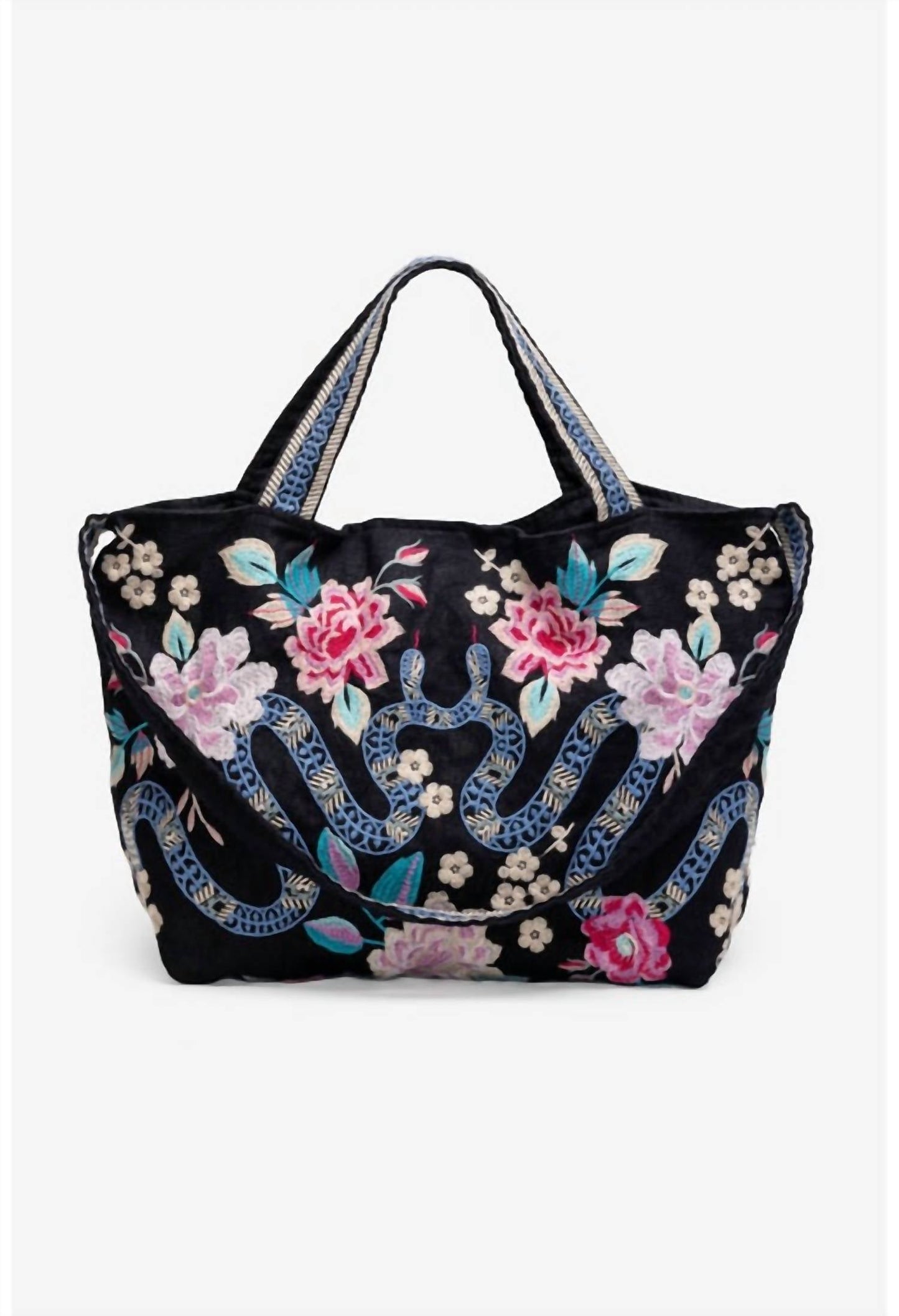 Johnny Was - EDIE LINEN TOTE BAG
