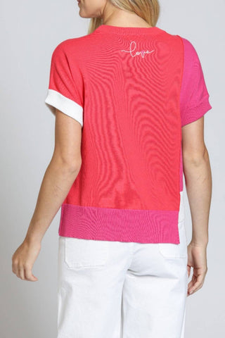 Apny - Color Block Sweater