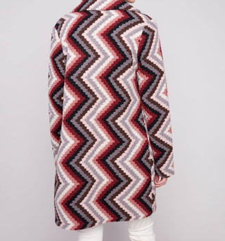 Charlie B - Long Crochet Coat With Button Closure