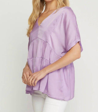 Entro - Double V Tiered Top - Plus