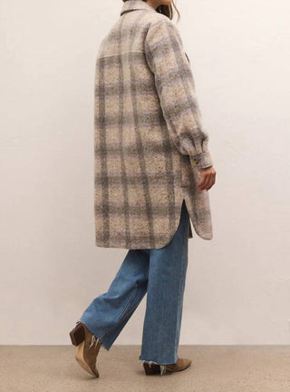 Z Supply - Sonoma Plaid Long Shirt Jacket