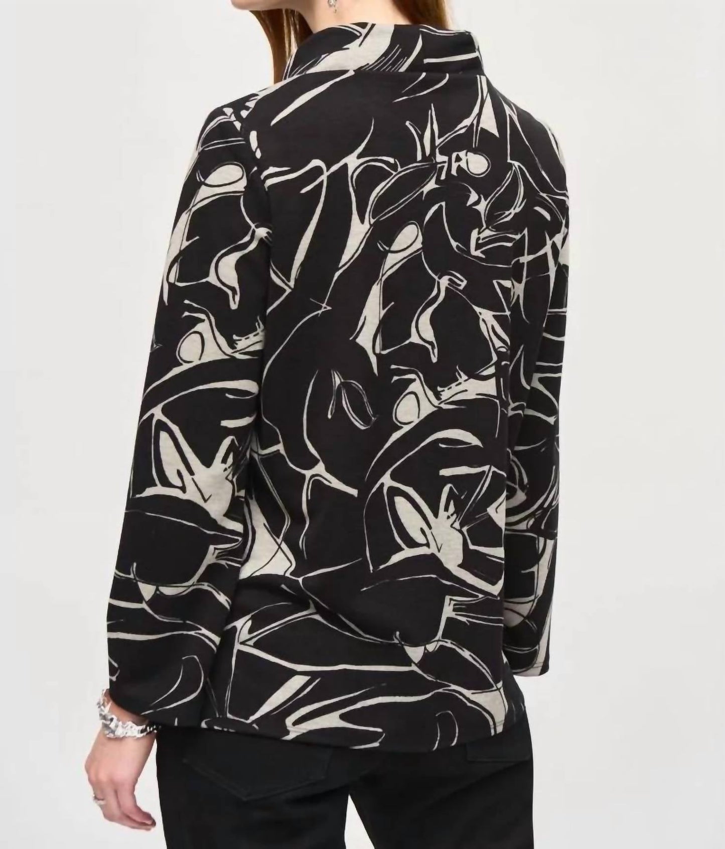 Joseph Ribkoff - Abstract Print Top
