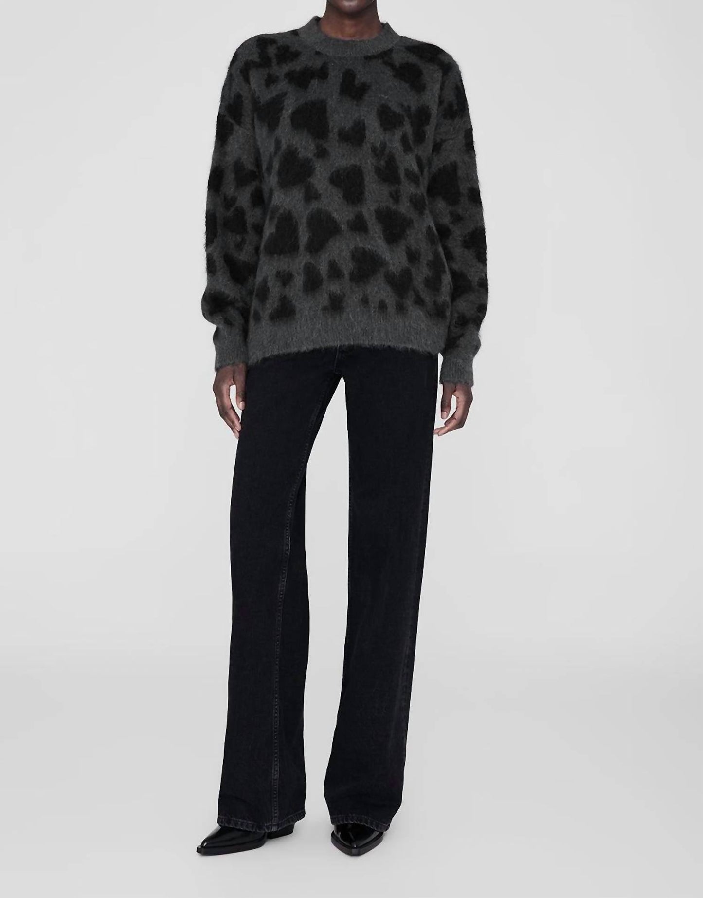 Anine Bing - Sydney Crew Heart Sweater