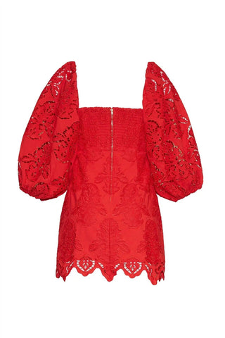 Cara Cara - Montauk Embroidered Eyelet Mini Dress