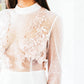 Ariti Kaziris - Long Sleeve Sheer Lace Dress