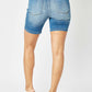 Judy Blue - High Waist Tummy Control Double Button Bermuda Denim Short