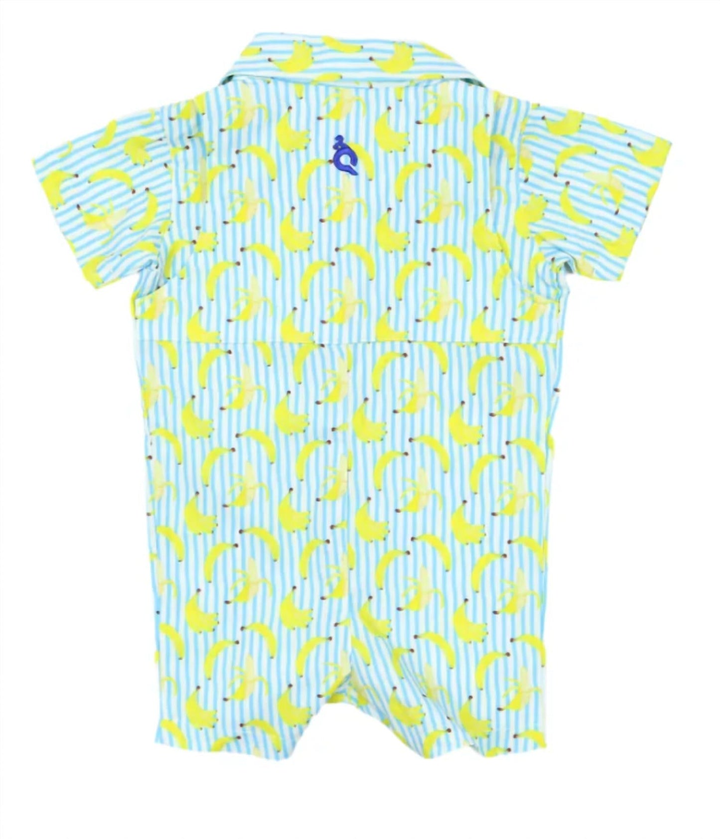 Blue Quail Clothing Co. - Boy's Short Sleeve Romper Bananas