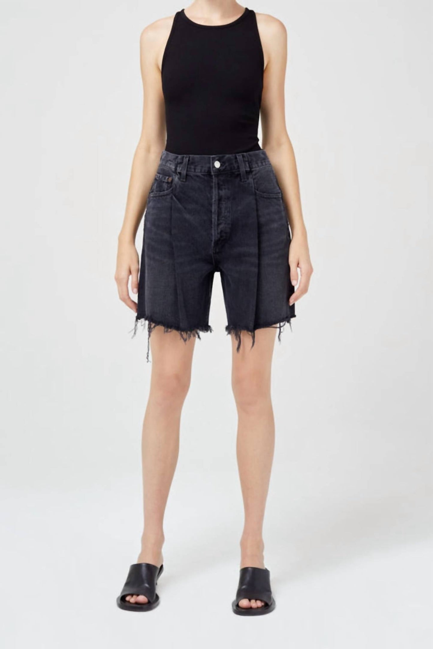 Agolde - Fold Waistband Shorts