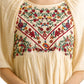 Umgee - Floral Embroidered Balloon Sleeve Dress
