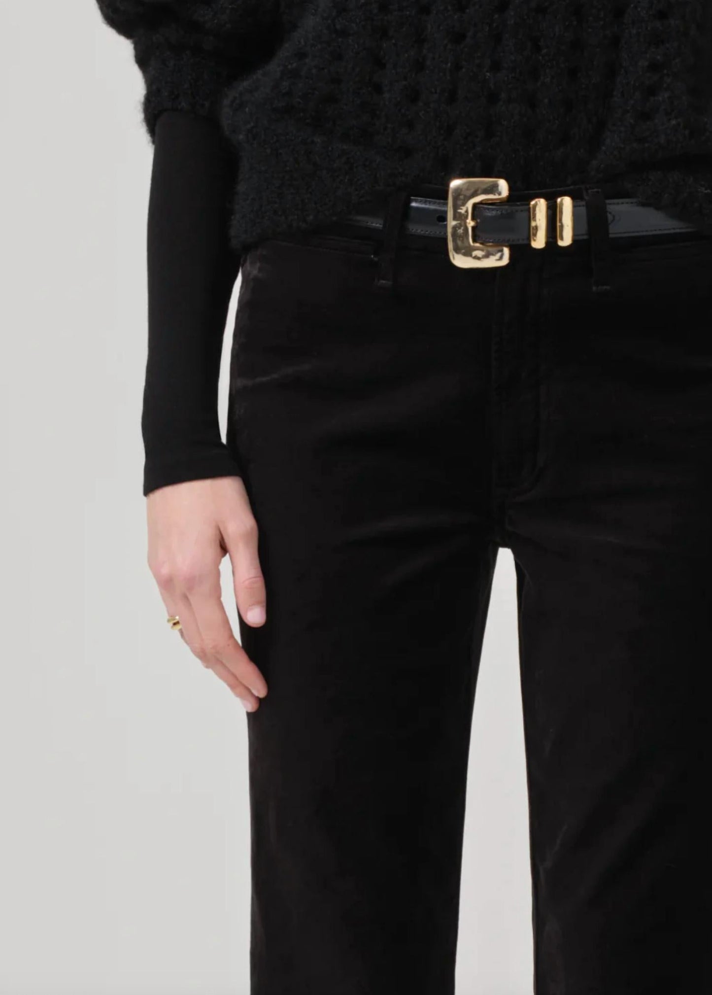 Citizens Of Humanity - Isola Cropped Velvet Trouser