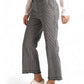 Atm - RAILROAD STRIPE FRAYED HEM PANT