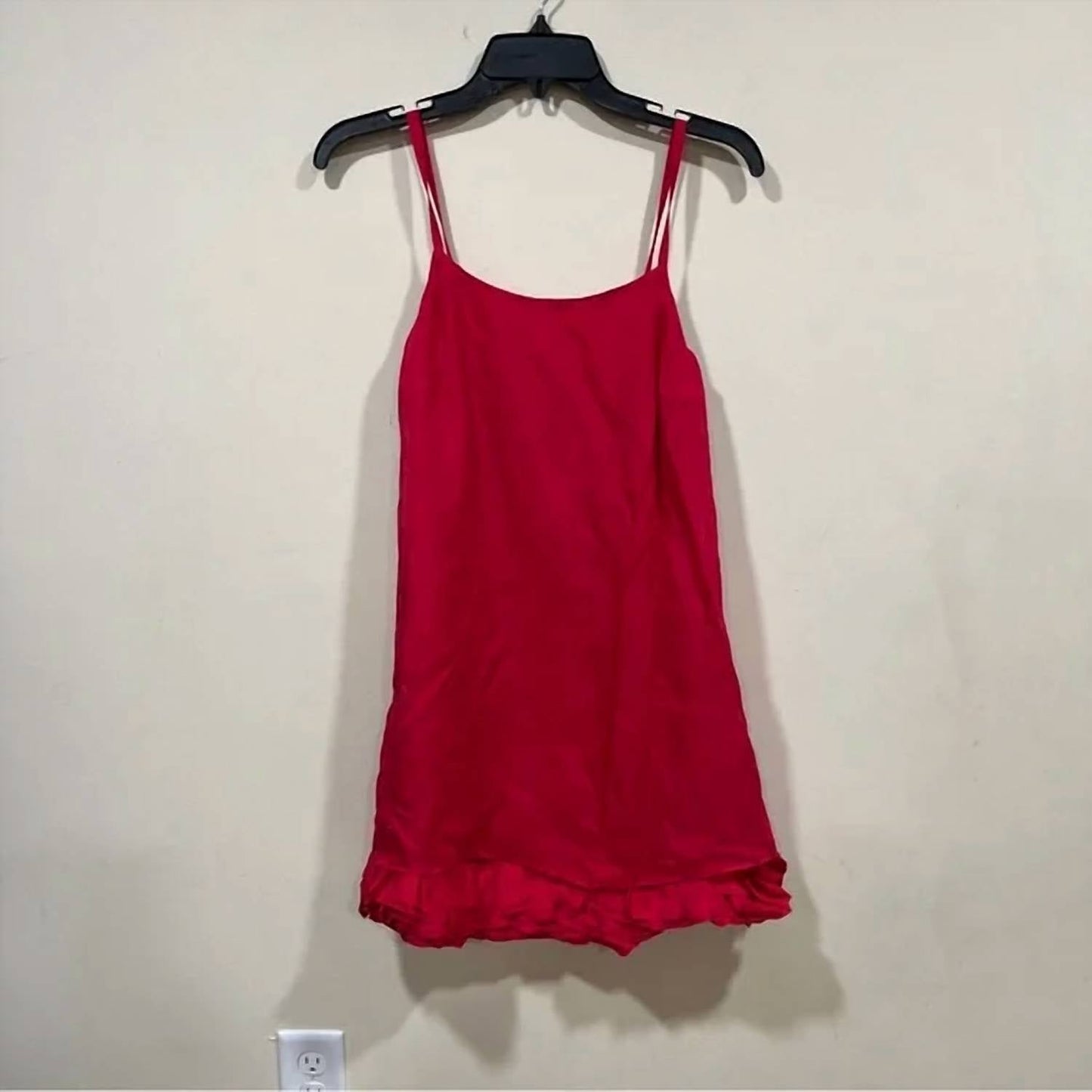 Alice + Olivia - Ruffle Hem Slip Dress