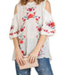 Umgee - Floral Embroidered Peasant Top