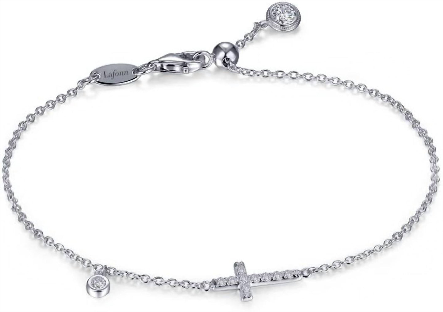 Lafonn - Women's Sideways Cross Bracelet