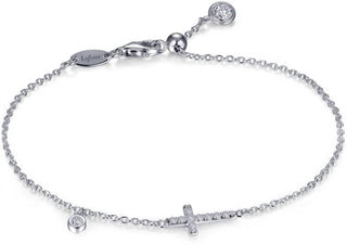 Lafonn - Women's Sideways Cross Bracelet