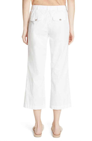 Atm - COTTON POPLIN CROP PANT