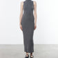 Enza Costa - CASHMERE RIB SLEEVELESS SWEATER DRESS
