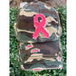 Kbethos - Women's Distressed Ribbon Hope Baseball Cap
