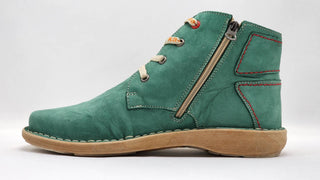 Kcr Group - Women's Old-Fashioned Zip-Up Leather Boots