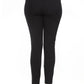 Joseph Ribkoff - Heavy Knit & Leatherette Leggings