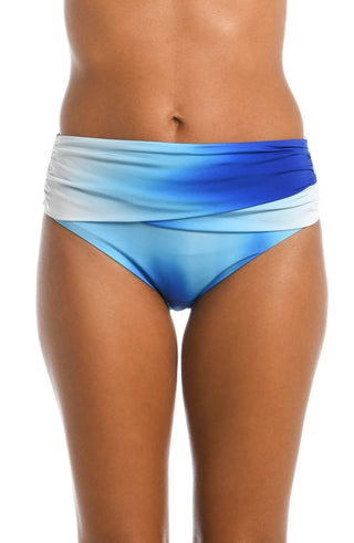 La Blanca - Ocean Oasis Mid-Waist Sash Band Swim Bottoms