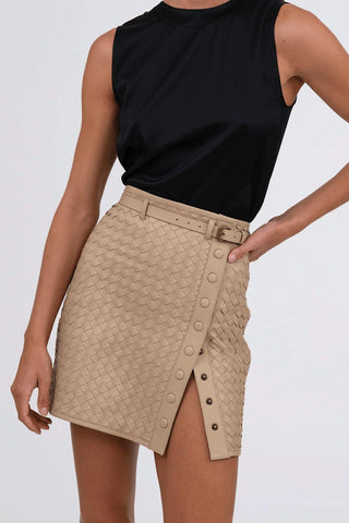 Nonchalant Label - Elsa Woven Pattern Skirt