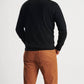 Peter Millar - Men's Autumn Crest Suede Trim 1/4 Zip Sweater
